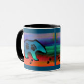Northern Lights Spirit Bear Tasse (Vorderseite Links)