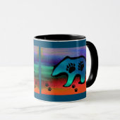 Northern Lights Spirit Bear Tasse (VorderseiteRechts)