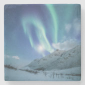 Northern Lights Stone Untersetzer (Vorderseite)