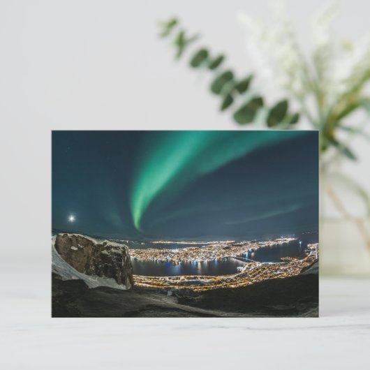 Northern Lights Tromso Card (Stehend Vorderseite)