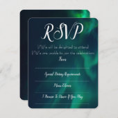 Northern Lights UAWG / Response Card RSVP Karte (Vorne/Hinten)