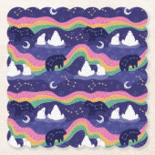 Northern Lights Untersetzer (Vorderseite)