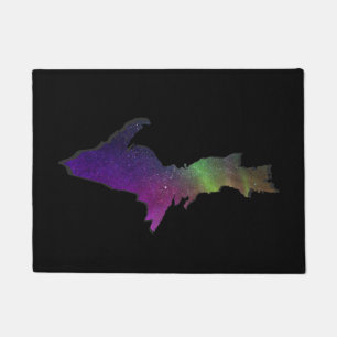 Northern Lights Upper Halbinsel Land Mass Doormat Fußmatte