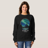 Northern Lights Viewing Vacation Banff Canada Sweatshirt (Vorne ganz)
