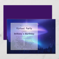 Northern Lights Virtual Birthday Party