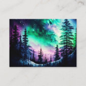 Northern Lights Wedding Details - Eintrittskarte Begleitkarte (Rückseite)