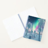 Northern Lights Winter Wonderland Notebook Notizblock (Innenseite)