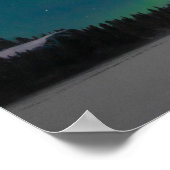 Northern Lights Wirbel Poster (Ecke)