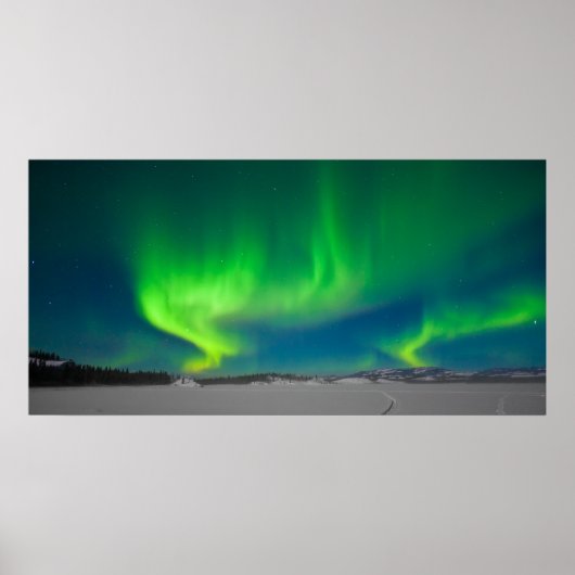 Northern Lights Wirbel Poster (Vorne)