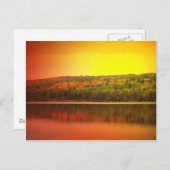 Northern Maine Sunset Postkarte (Vorne/Hinten)