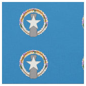 NORTHERN- MARIANA ISLANDSflagge Stoff (Nahaufnahme)