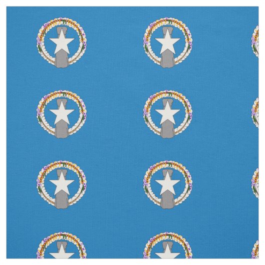 NORTHERN- MARIANA ISLANDSflagge Stoff (Muster)