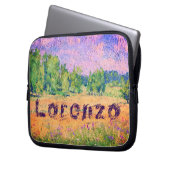 Northern Meadow und Ihr Name Laptopschutzhülle (Vorderseite Links)