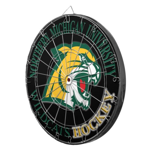 Northern Michigan University Hockey Dartboard Dartscheibe (Vorderseite rechts)