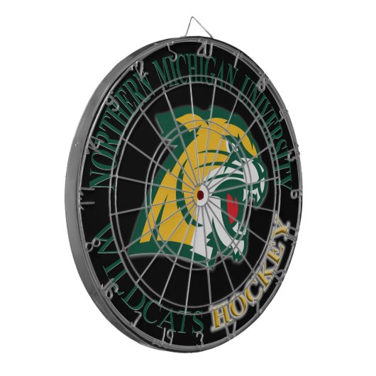 Northern Michigan University Hockey Dartboard Dartscheibe (Vorderseite Links)