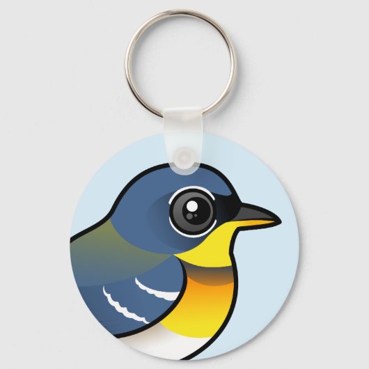 Northern Parula Schlüsselanhänger (Vorderseite)