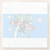 Northern Pike art  Glasuntersetzer (Rückseite)