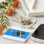 Northern Pike art  Schlüsselanhänger (Vorderseite rechts)