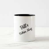 Northern Pike Fishermans Personalisiert Zweifarbige Tasse (Mittel)