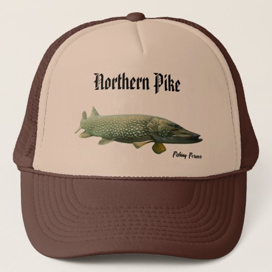 Northern Pike Hat Truckerkappe (Vorderseite)