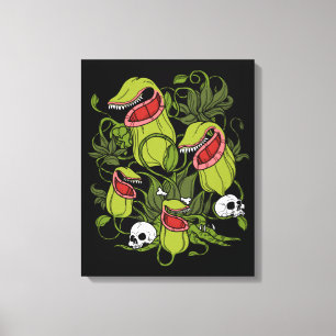 Northern Pitcher Sarracenia Leinwanddruck