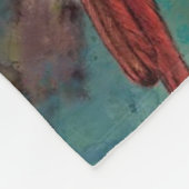 Northern Red Kardinal Bird Fleece Blanket (Ecke)