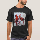 Northern Red Kardinal Ink Art Redbird Pullover (Vorderseite)