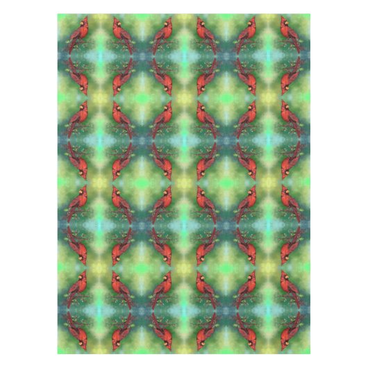 Northern Red Kardinal Tableclout Tischdecke (Vorderseite)