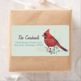 Northern Red Kardinal Watercolor Art