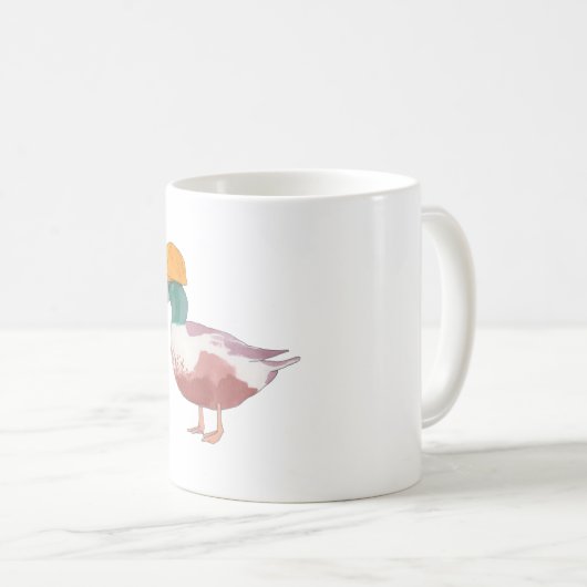 Northern Shoveler Ente mit hartem Hut Kaffeetasse (VorderseiteRechts)