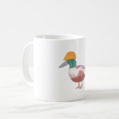 Northern Shoveler Ente mit hartem Hut Kaffeetasse (Vorderseite Links)