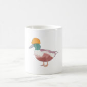 Northern Shoveler Ente mit hartem Hut Kaffeetasse (Mittel)