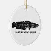 Northern Snakehead Keramik Ornament (Rechts)