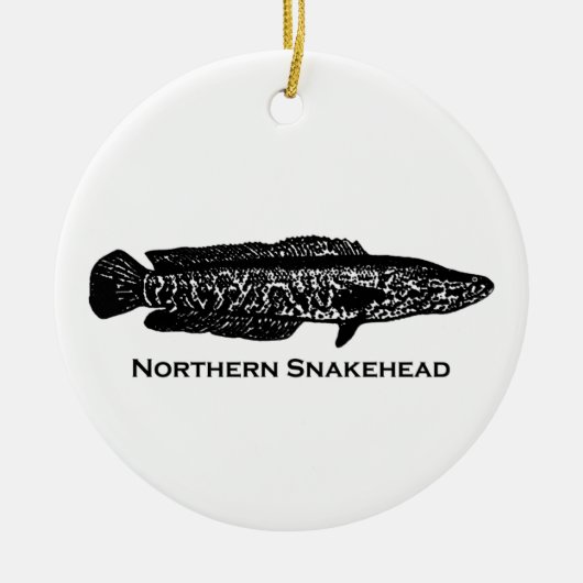 Northern Snakehead Keramik Ornament (Vorne)