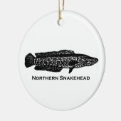 Northern Snakehead Keramik Ornament (Links)