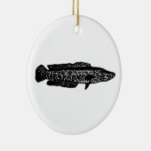 Northern Snakehead Keramik Ornament (Rechts)