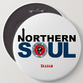 Northern Soul - Bewahre den Glauben Button (Vorne & Hinten)