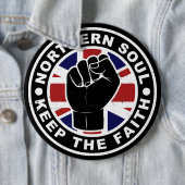 Northern Soul - Keep The Faith Button (Beispiel)