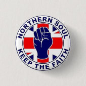 Northern Soul Pin Badge Button (Vorderseite)