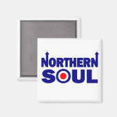 Northern Soul Roller Mod Magnet (Vorderseite/Rückseite)
