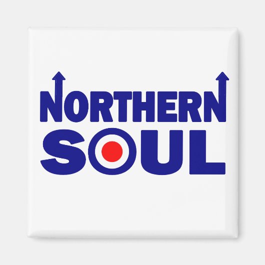 Northern Soul Roller Mod Magnet (Vorne)