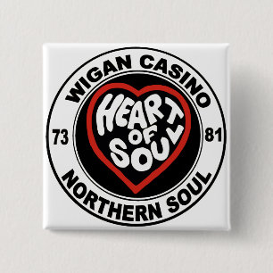 Northern Soul Wigan Casino Button