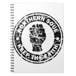Northern Soul zerkratzt vintage Notizblock