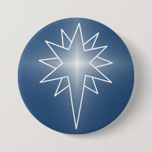 Northern Star Weihnachtsschaltfläche, Royal Blue Button