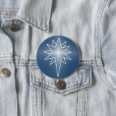 Northern Star Weihnachtsschaltfläche, Royal Blue Button (Beispiel)
