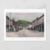 Northern View von B Street San Rafael, CA Postkarte (Vorderseite)