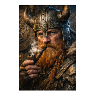 Northern Warrior in Winter Light Fotodruck