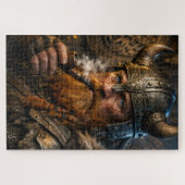Northern Warrior in Winter Light Puzzle (Horizontal)