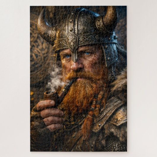 Northern Warrior in Winter Light Puzzle (Vertikal)