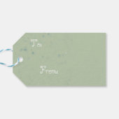 Northern Wonders Rentier Geschenkanhänger (Rückseite Horizontal)